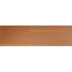 Bolígrafo metalizado con luz led y puntero láser rojo en estuche de madera | BOX TOP PAD | 50 x 30