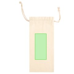 Bolsa de algodón ideal para packaging de botellas | Centrado cara B | 70 x 160