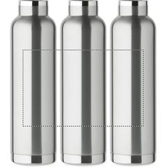 Botella de doble pared 660 ml con pajita | Circunferencia | 190 x 120