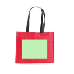 Bolsa de compra en non woven grueso con asas negras | Cara A | 265 x 200