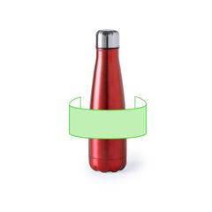Botella de agua personalizada de acero inox. 630ml acabado mate | Alrededor del bidón | 100 x 50