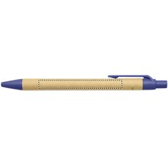 Bolígrafo ecológico de cartón y bioplástico de colores | Lateral Derecho | 70 x 7