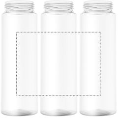 Botella RPET 700ml con pajita | Circunferencia | 160 x 120