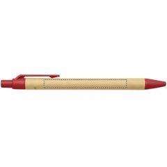 Bolígrafo ecológico de cartón y bioplástico de colores | Lateral Izquierdo | 70 x 7