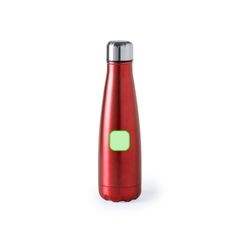Botella de agua personalizada de acero inox. 630ml acabado mate | En el frente | 30 x 30