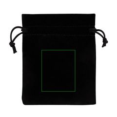 Bolsa de terciopelo tamaño 9 x 10,5 cm | Frontal | 40 x 50