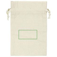 Bolsa de algodón 20x30 cm | Frontal | 100 x 50