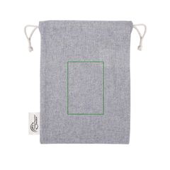 Bolsa de algodón y poliéster 120g | Frontal | 60 x 95