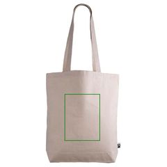 Bolsa de algodón con  etiqueta Fairtrade | Frontal | 150 x 200