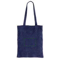Bolsa de asas largas de pana | Trasera | 150 x 100