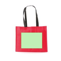 Bolsa de compra en non woven grueso con asas negras | Cara B | 265 x 200