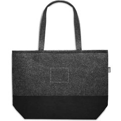 Bolsa Fieltro RPET con Asas y Base | FRONT DEBOSSING | 100 x 80