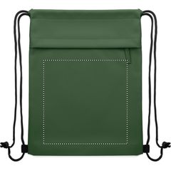 Bolsa con cordón y bolsillo frontal | Frontal | 240 x 240