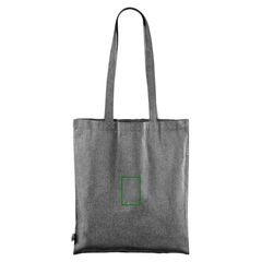 Bolsa de algodón Fairtrade reciclado | Trasera | 60 x 95