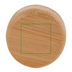 Botella de 1 litro con tapón de bambú | Tapón | 25 x 25
