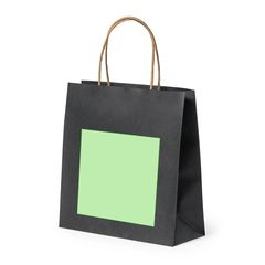 Bolsa de Papel Reciclado en Negro 6Kg | Centrado cara A | 140 x 100