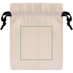 Bolsa Presentación Algodón 140gr con Cinta | Frontal | 95 x 100