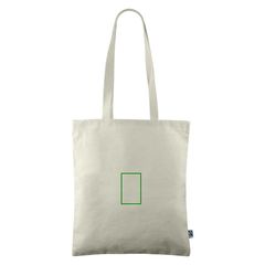 Bolsa de algodón Fairtrade hecha en España | Frontal | 60 x 95