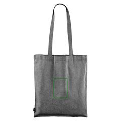 Bolsa de algodón Fairtrade reciclado | Trasera | 95 x 140