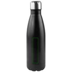 Botella 750ml Acero Inoxidable Mate | Frontal | 20 x 95