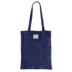 Bolsa de asas largas de pana | Etiqueta gr | 30 x 20
