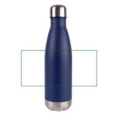 Botella de acero inox reciclado de 500 ml | Frontal | 190 x 90