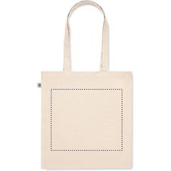 Bolsa Algodón Eco 220gr con Fuelle | Trasero | 300 x 260