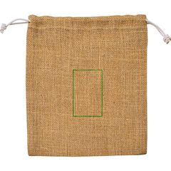 Bolsa Presentación Yute 270gr 25x30 | Frontal | 60 x 95