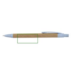 Bolígrafo Cartón Fibra de Trigo y PP | Boligra lateral dcho | 50 x 20