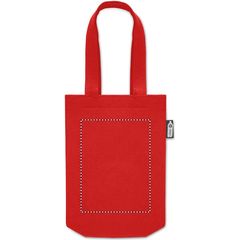 Bolsa pequeña de fieltro de asas cortas | Lado 1 | 120 x 160