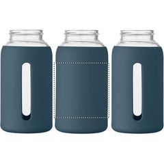 Botella de borosilicato con funda de silicona 600 ml | SIDE 2 ROUNDSCREEN | 90 x 90