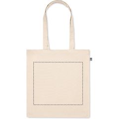 Bolsa Algodón Eco 220gr con Fuelle | Frontal | 300 x 260