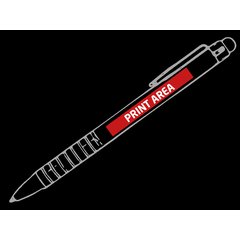 Bolígrafo Aluminio/ABS Clip Metálico | Cuerpo centro | 45 x 5