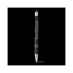 Bolígrafo de aluminio con punta táctil y clip | Clip - opposite side | 55 x 5