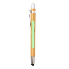Bolígrafo de bambú ecológico con puntero táctil | Area 1