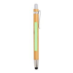 Bolígrafo de bambú ecológico con puntero táctil | Area 2