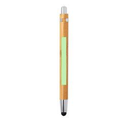 Bolígrafo de bambú ecológico con puntero táctil | Area 3