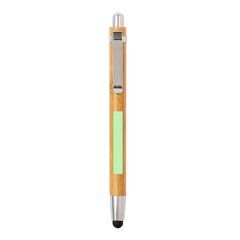 Bolígrafo de bambú ecológico con puntero táctil | Area 4
