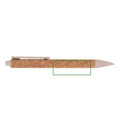 Bolígrafo Corcho PP y Fibra de Trigo | Izquierda | 50 x 20