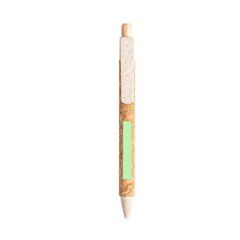 Bolígrafo ecológico de corcho y caña de trigo | Area 4 | 40 x 6