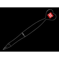 Bolígrafo Metalizado Corazón | Zona 1 | 10 x 10