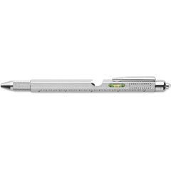 Bolígrafo Multifunción Inox con LED | BARREL RIGHT 2 | 20 x 4