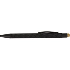 Bolígrafo negro ideal para grabado láser a color con puntero a juego | RIGHT BARREL | 100 x 5