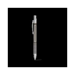Bolígrafo pulsador de aluminio con clip | Cuerpo | 50 x 5