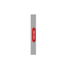 Bolígrafo Puntero Aluminio con Strass | Cuerpo centro | 30 x 8