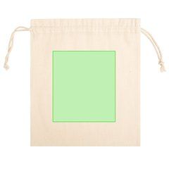 Bolsa de algodón 100% para packaging 25x30 cm | Centrado cara B | 150 x 170