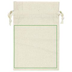 Bolsa de algodón 15x21 cm | Frontal | 130 x 130