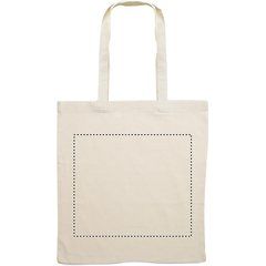 Bolsa Algodón 180 gr/m² Asas Largas | Frontal | 300 x 260