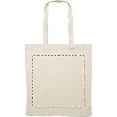Bolsa Algodón 180 gr/m² Asas Largas | Trasero | 300 x 300