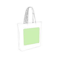 Bolsa Algodón 180g Asas Corcho 8Kg | Cara A Centrado | 265 x 260